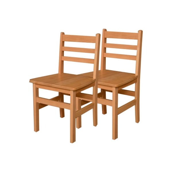 Wood Designs Wood Designs 18" Seat Height Hardwood Chair, Carton of Two WD81802 - main